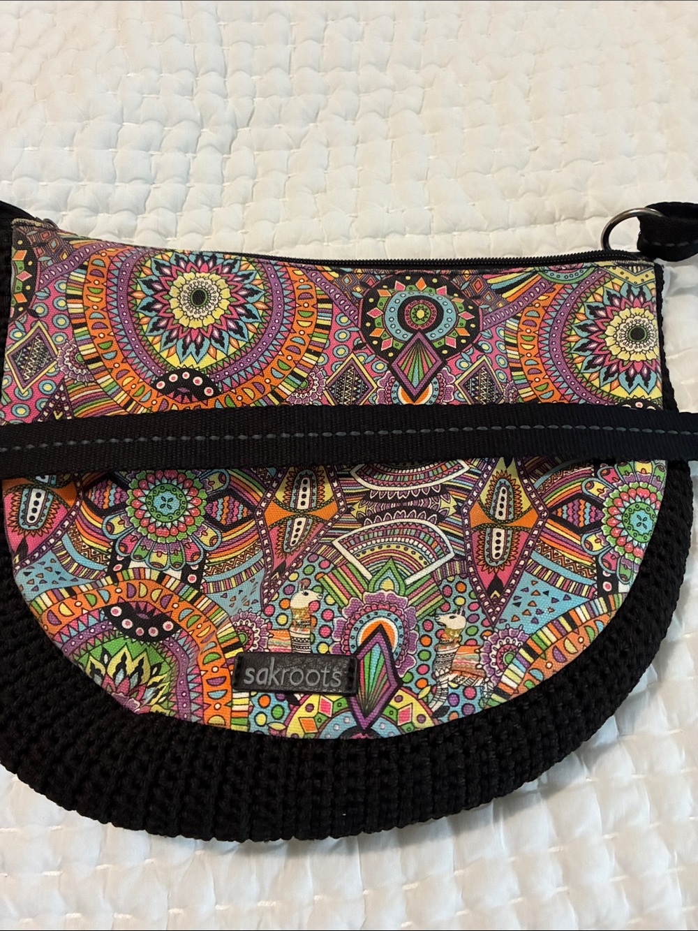 Sakroots Ryder Crochet Crossbody Wanderlust Print - Picture 4 of 4